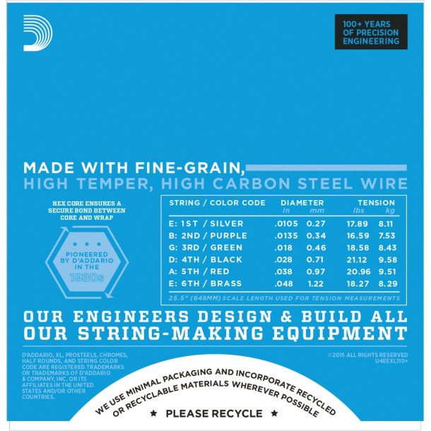 D'Addario EXL110+, 0105 - 048